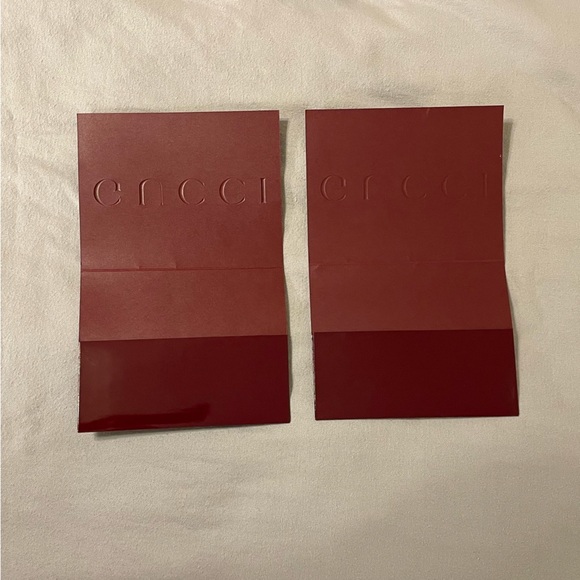 GUCCI Note Message Card Receipt Packaging Gifting Envelope Holder Set of 2 - Picture 3 of 5